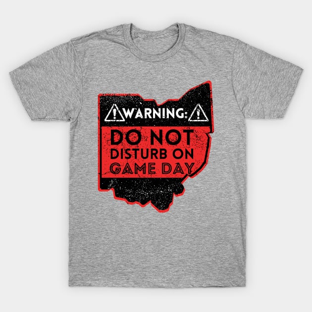 Ohio Game Day Warning T-Shirt by Official Friends Fanatic